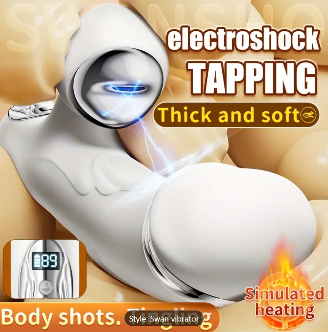 Clitoral Vibrator with Shock Frequency and Heat
