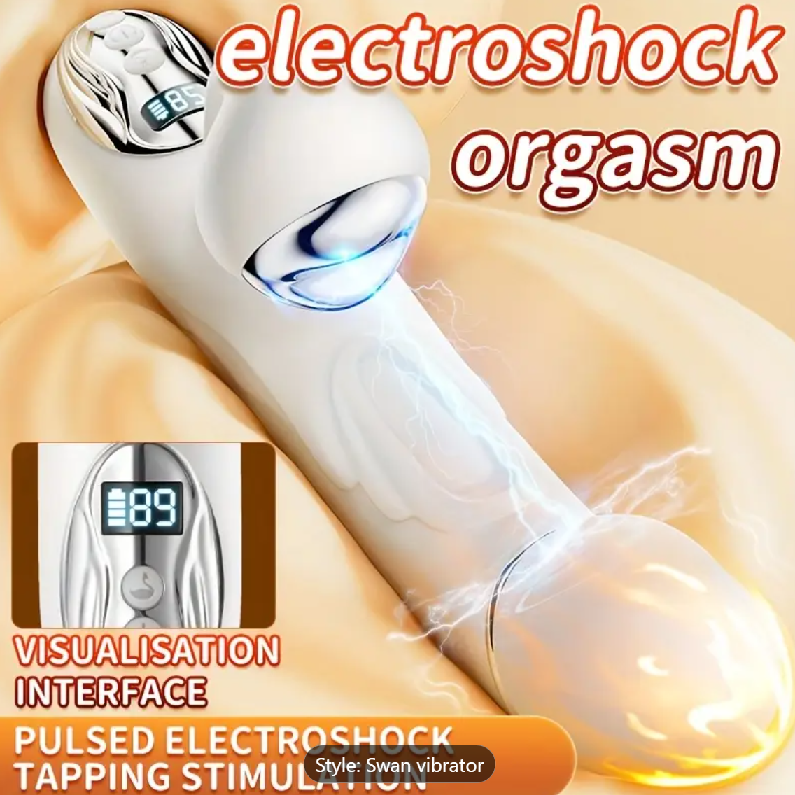 Clitoral Vibrator with Shock Frequency and Heat