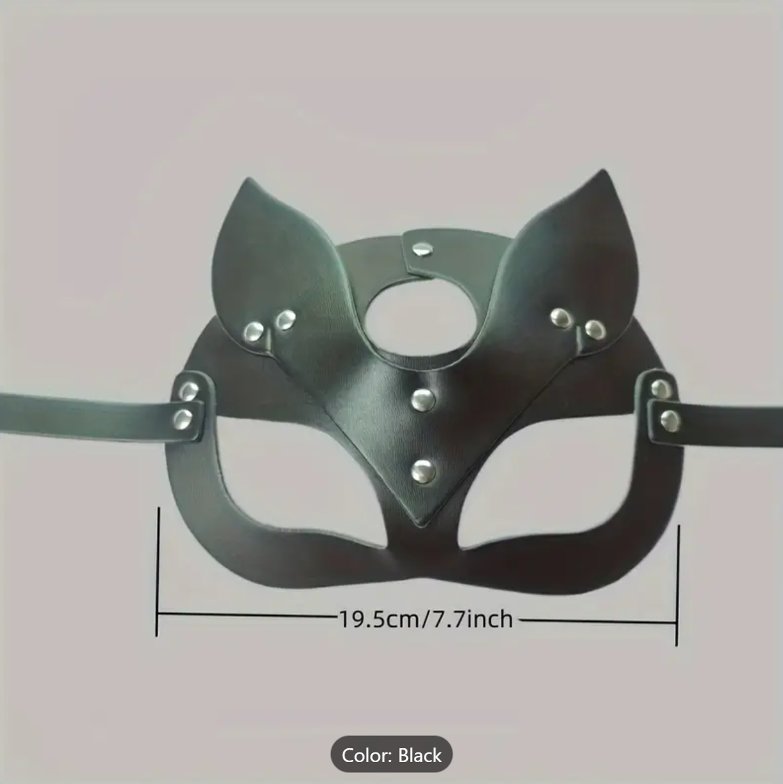 Kinky Kitty Leather Mask