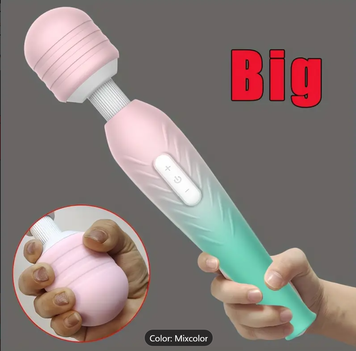 Big Magic AV Wand Vibrators for Women Massager, Female Clitoris Stimulator
