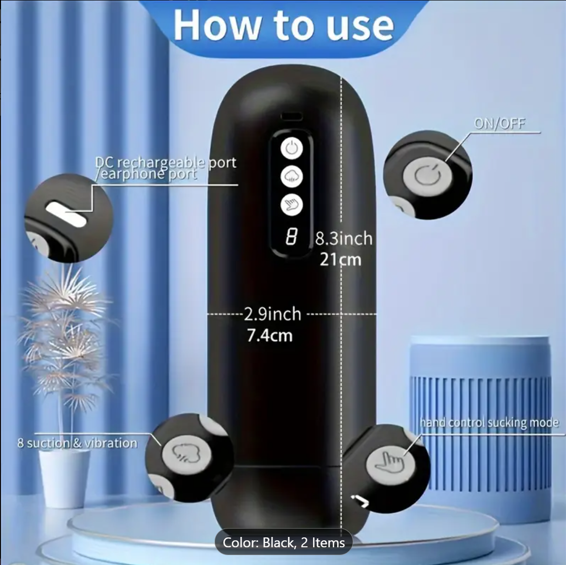 Electric Masturbator Pants – 8-Mode Sucking & Vibrating Toy for Men