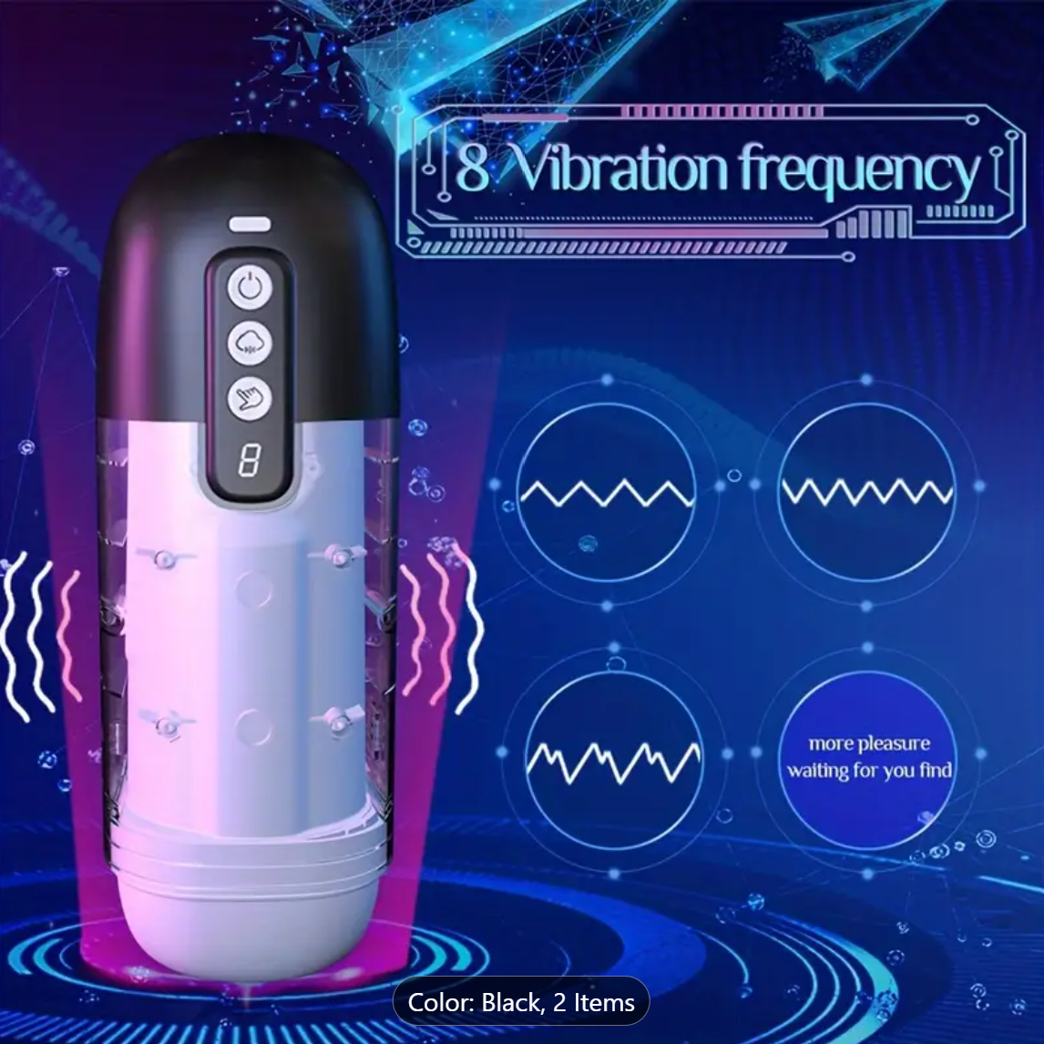 Electric Masturbator Pants – 8-Mode Sucking & Vibrating Toy for Men