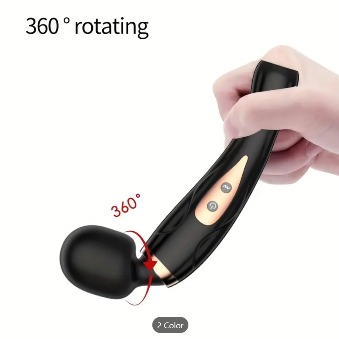 PowerPulse Wand – 10-Mode Vibrator for Full-Body & Intimate Massage