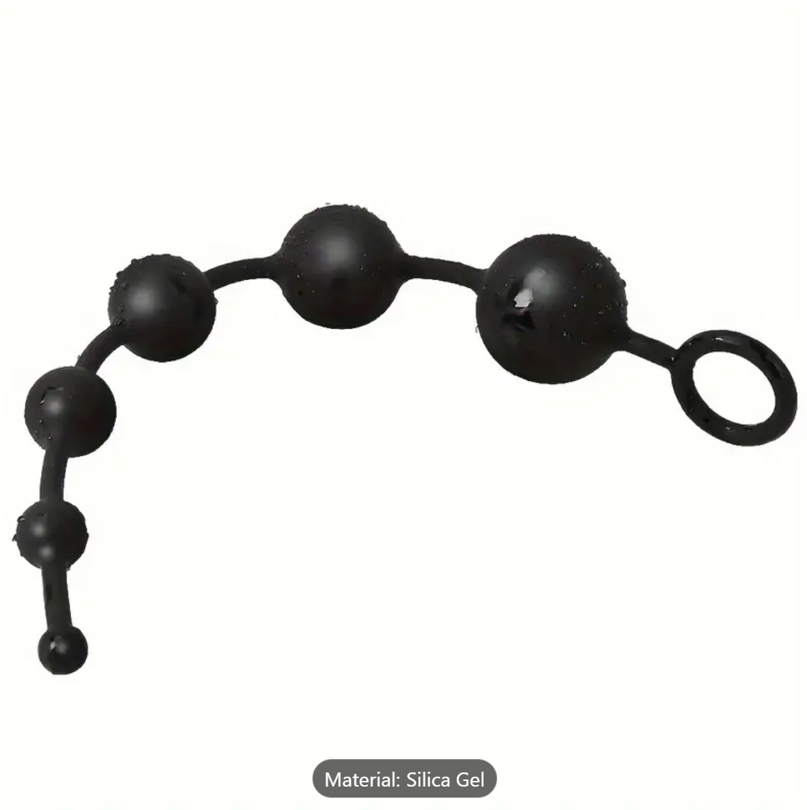 Silicone Gradient Beads Anal Plug – 6-Size Dilation Set for Men & Women