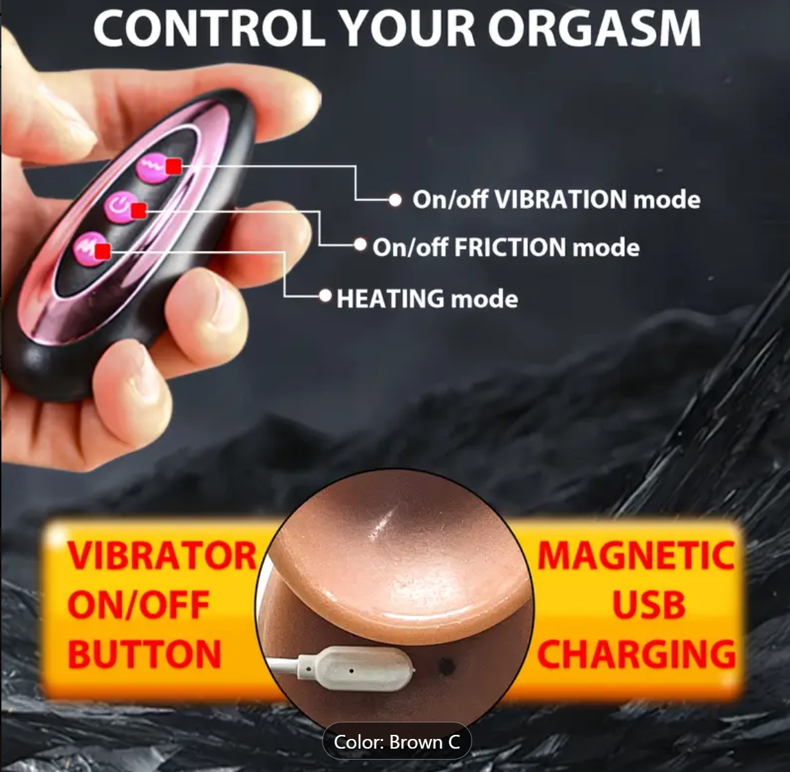 22.1cm RealFeel Silicone Dildo – Suction-Based G-Spot & Anal Stimulator