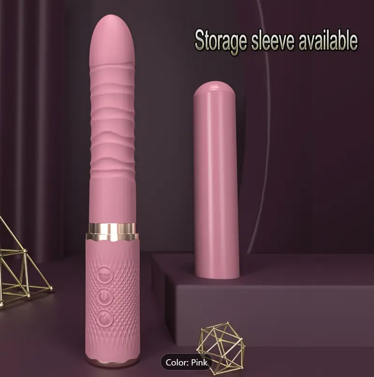 Dual Motor Dildo Vibrator – Realistic Thrusting & Clitoral Stimulation