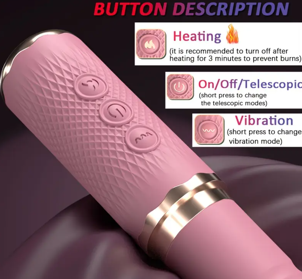 Dual Motor Dildo Vibrator – Realistic Thrusting & Clitoral Stimulation
