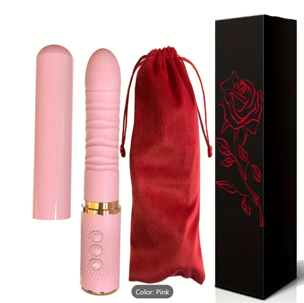 Dual Motor Dildo Vibrator – Realistic Thrusting & Clitoral Stimulation