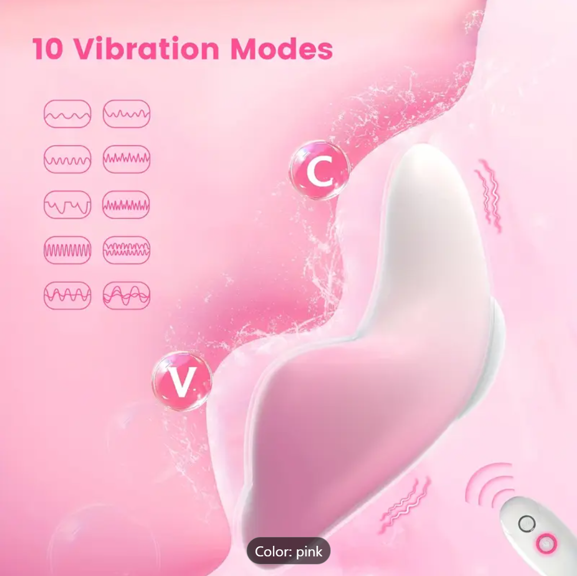 Panty Vibrator – Wearable Clitoral Toy with Suction & Remote Control