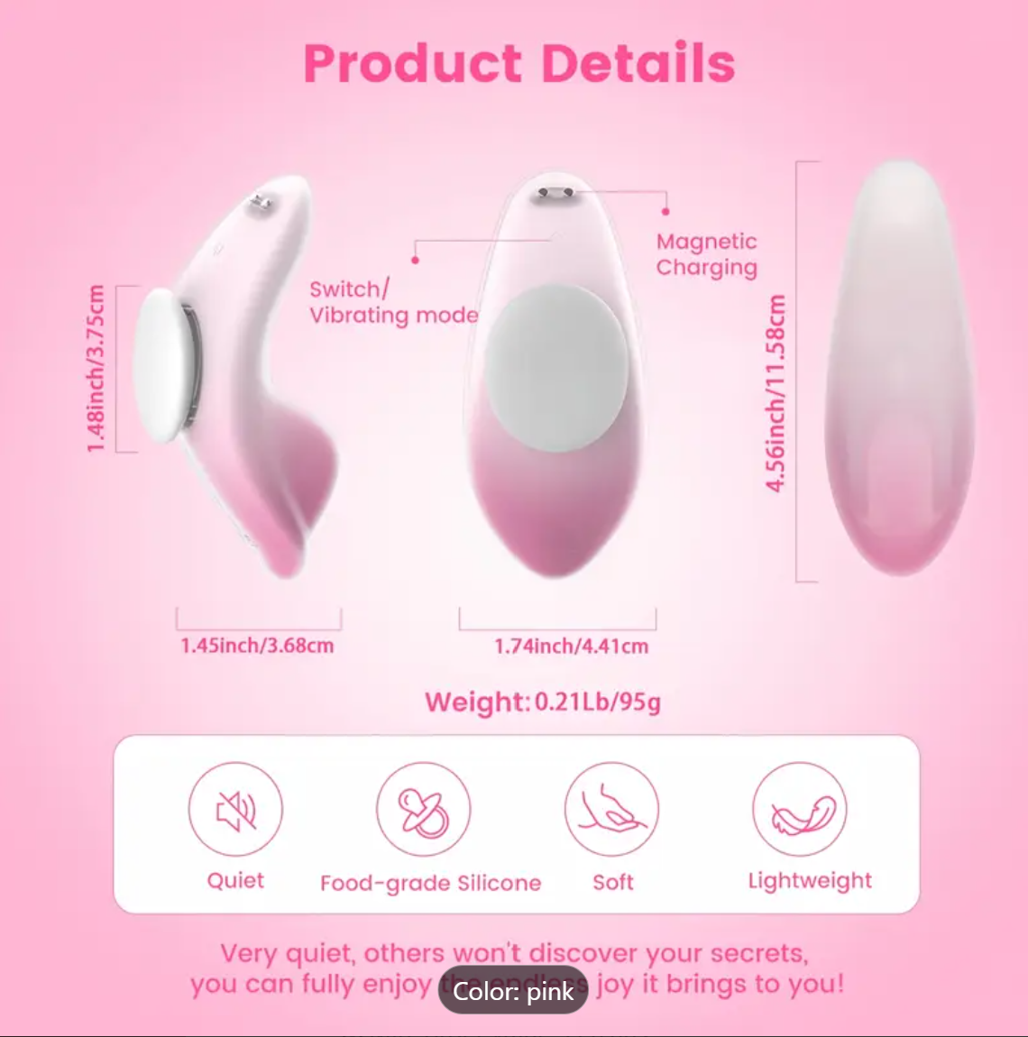 Panty Vibrator – Wearable Clitoral Toy with Suction & Remote Control