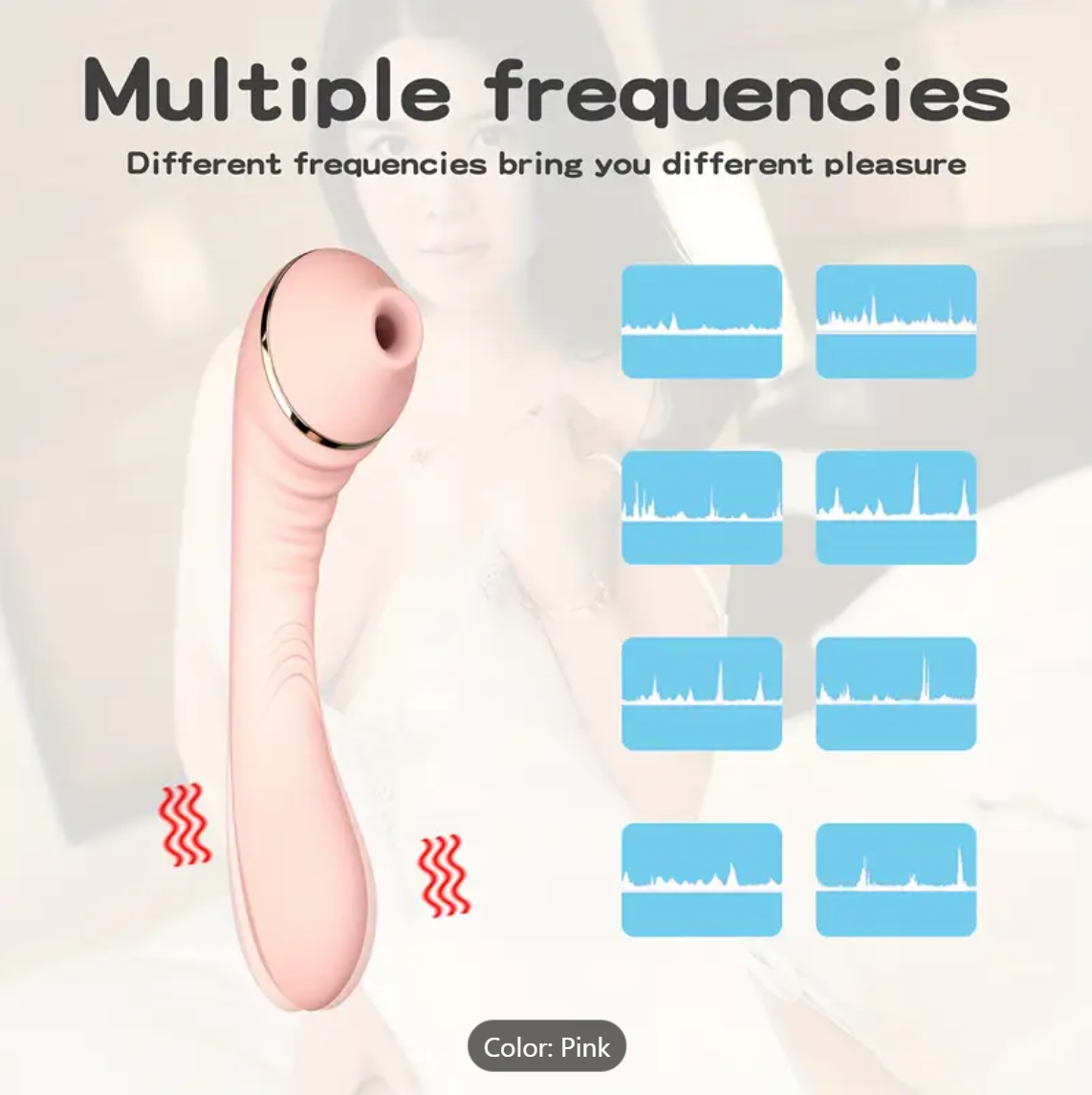 Heated Vibrator – A-Spot & G-Spot Massager with Suction & Flex