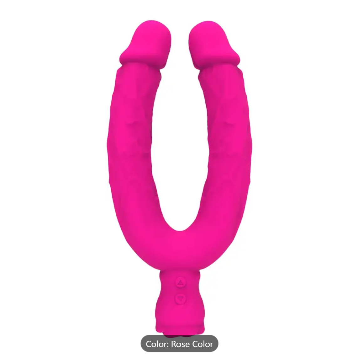 Double-Ended Vibrator – Rechargeable Silicone Dildo for Couples