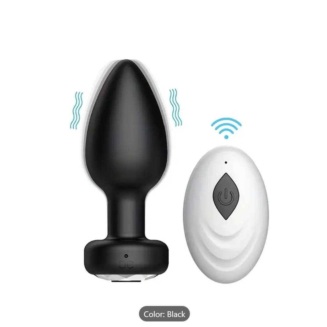 Remote-Controlled Anal Plug – Rechargeable Silicone Vibe