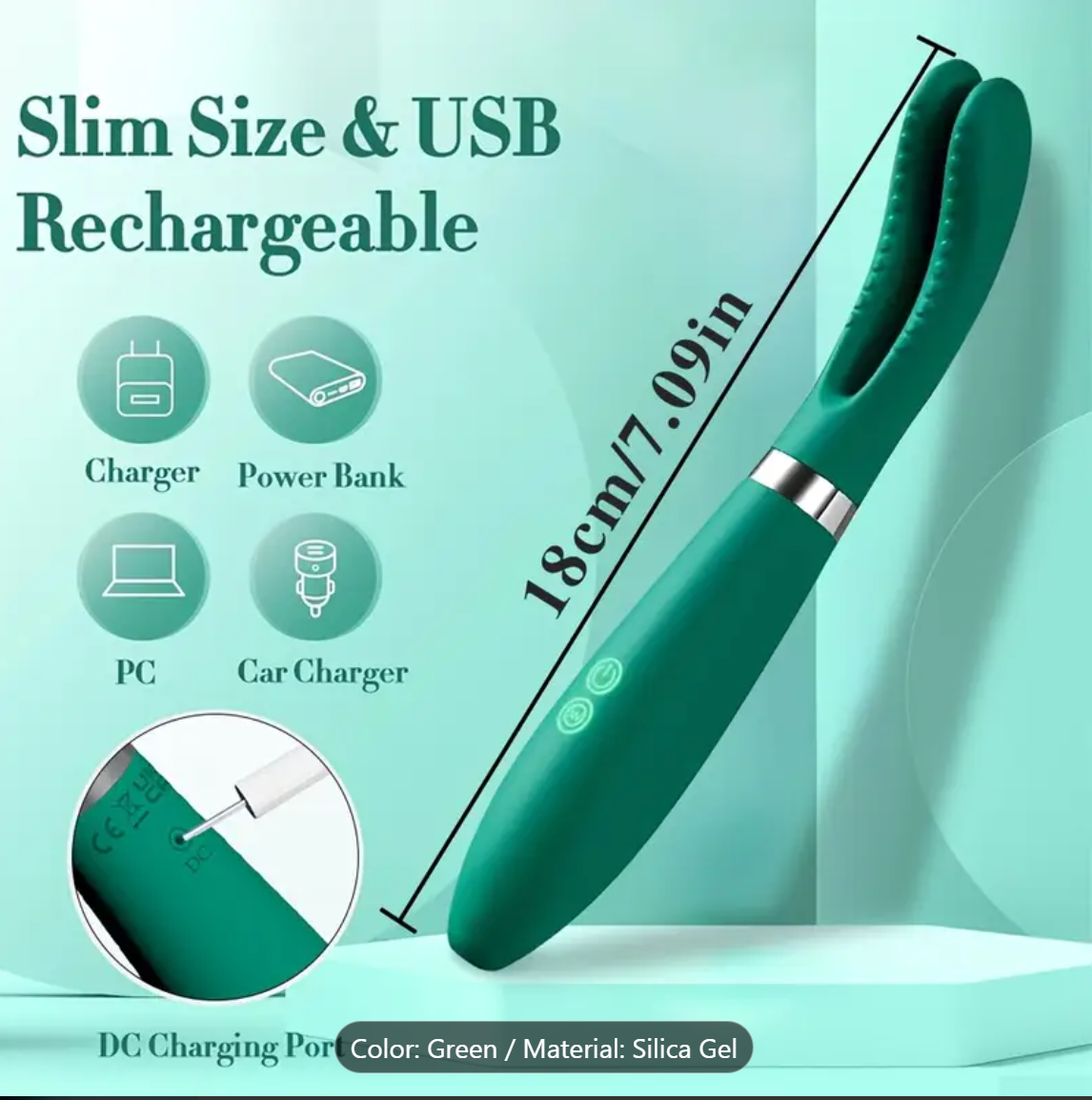 Strapless Finger Bullet – 10-Mode Clitoral & G-Spot Vibrator