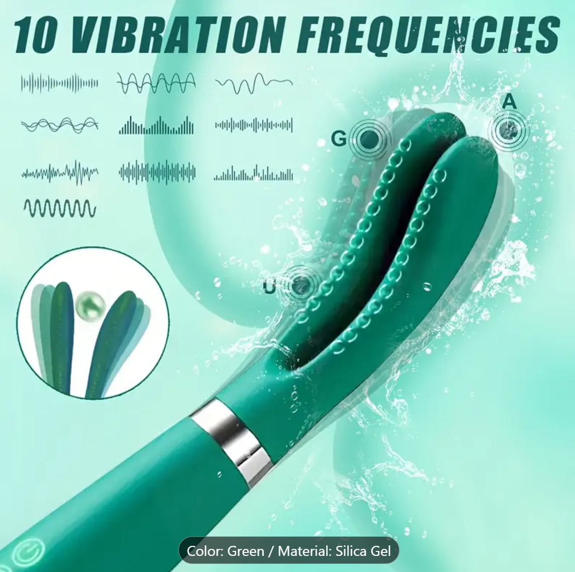 Strapless Finger Bullet – 10-Mode Clitoral & G-Spot Vibrator