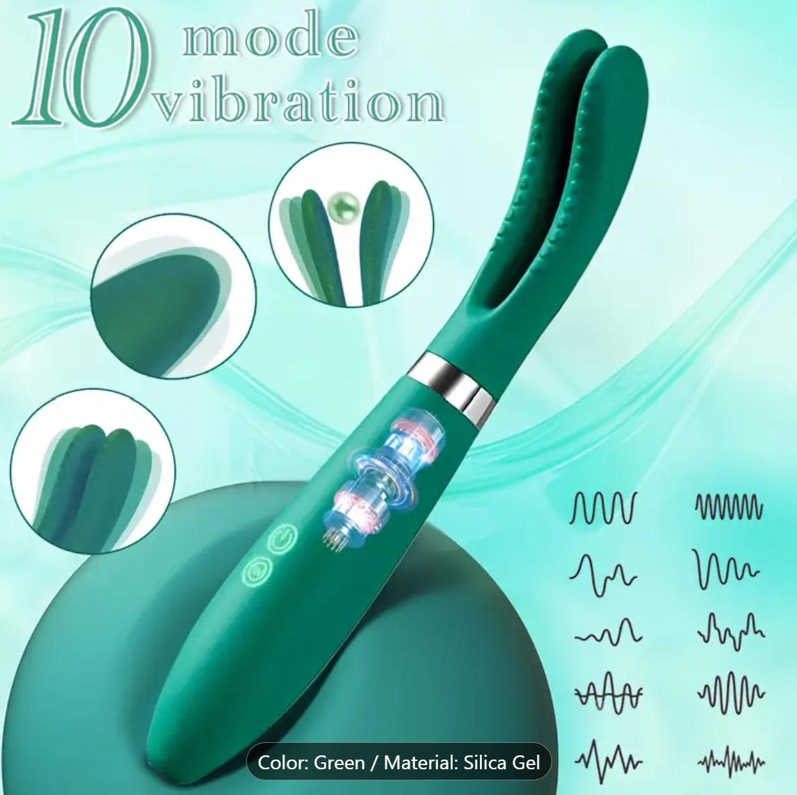 Strapless Finger Bullet – 10-Mode Clitoral & G-Spot Vibrator