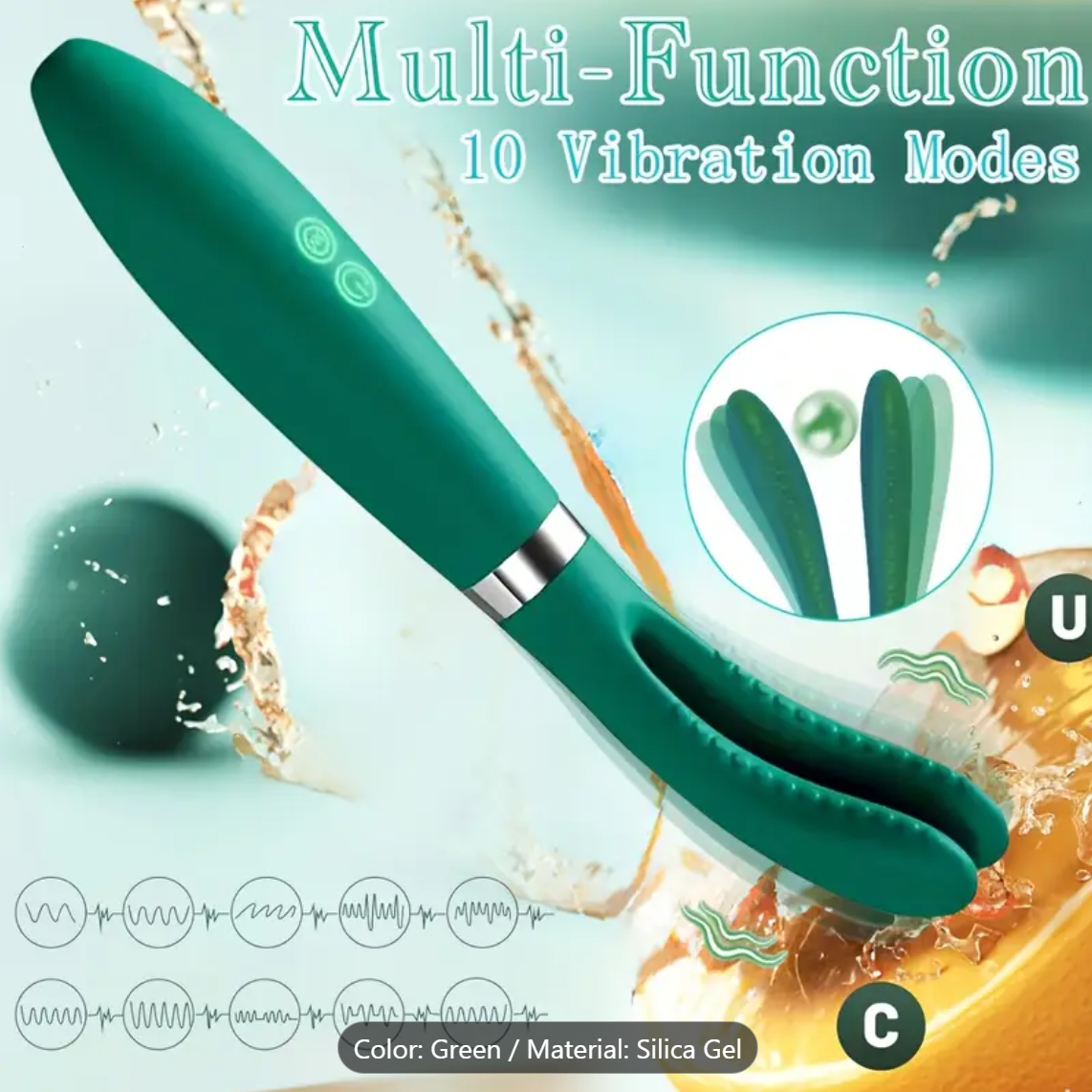 Strapless Finger Bullet – 10-Mode Clitoral & G-Spot Vibrator