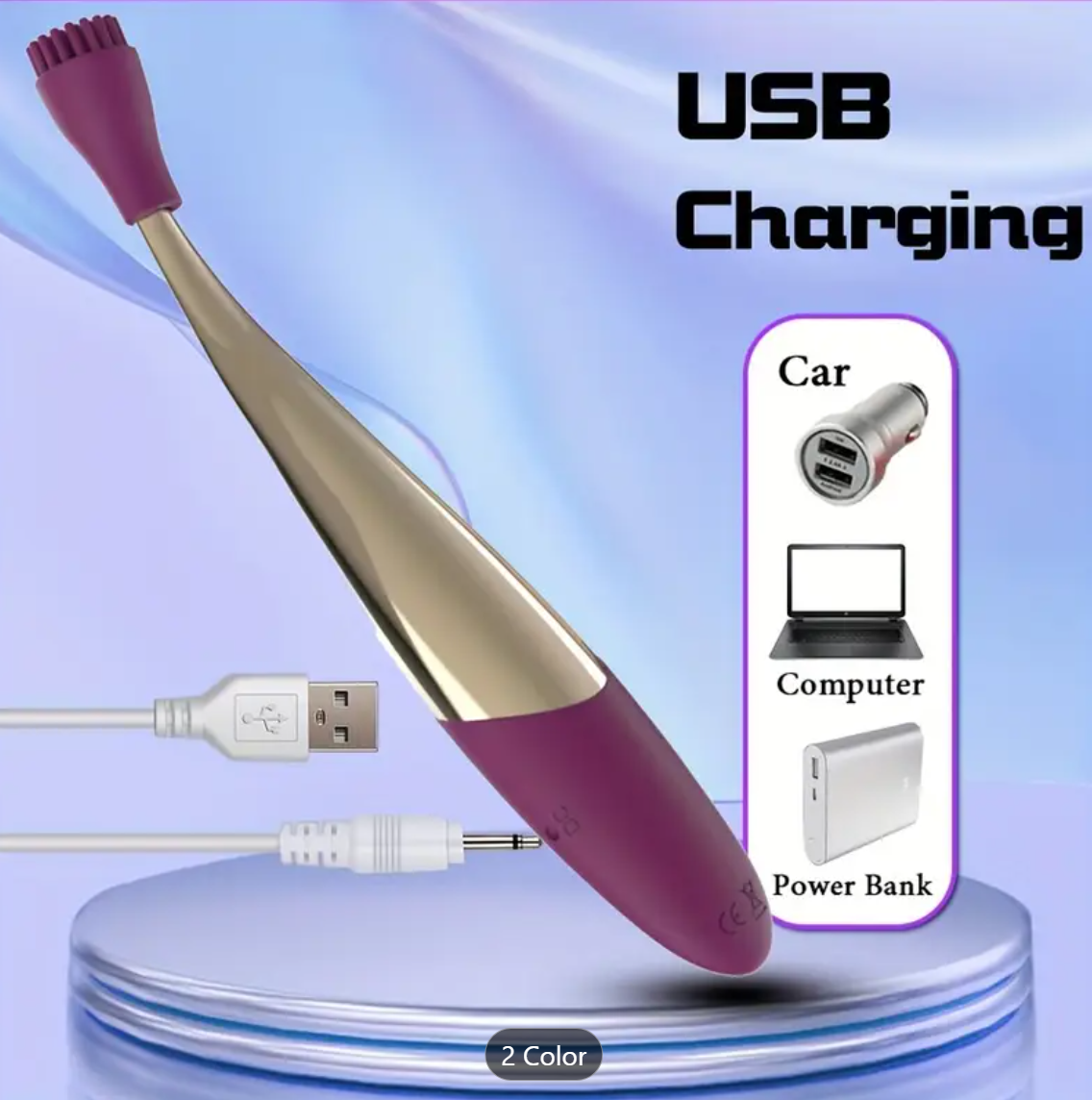 Mini Vibrator – 10-Mode G-Spot & Clit Pleasure Wand