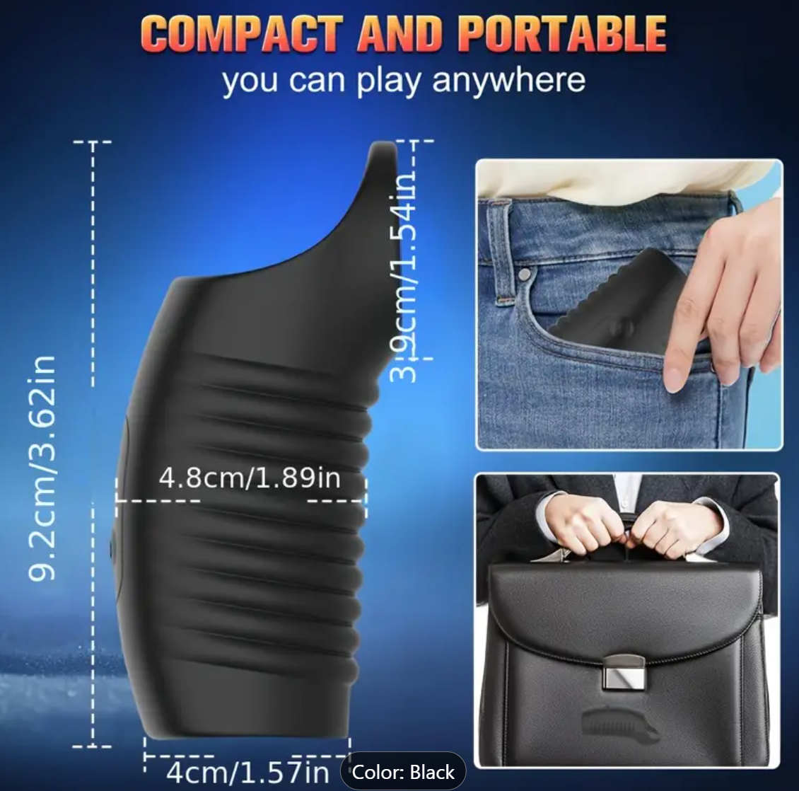 Vibrating Cock Ring – APP-Controlled with Clitoral Stimulator