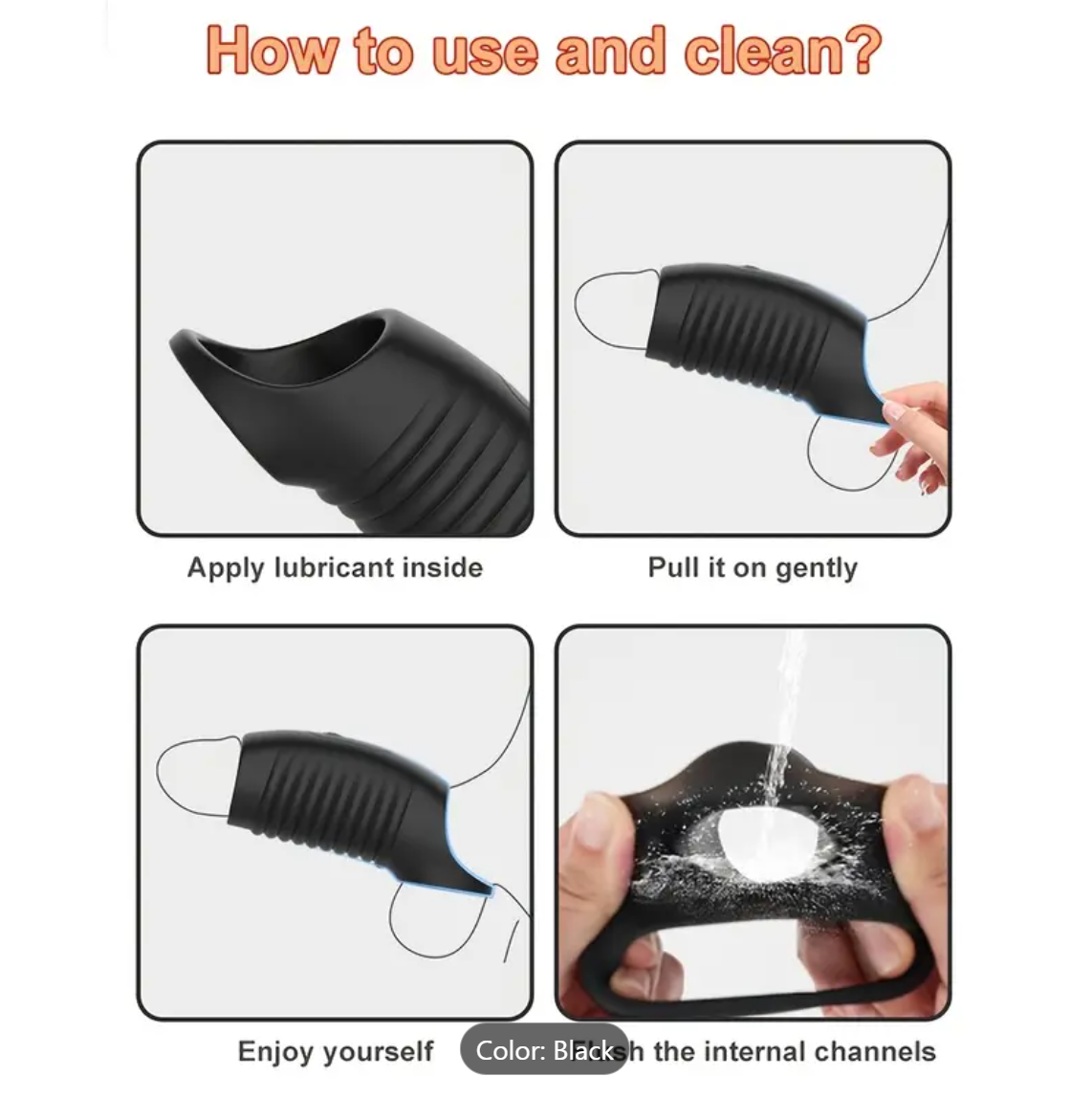 Vibrating Cock Ring – APP-Controlled with Clitoral Stimulator