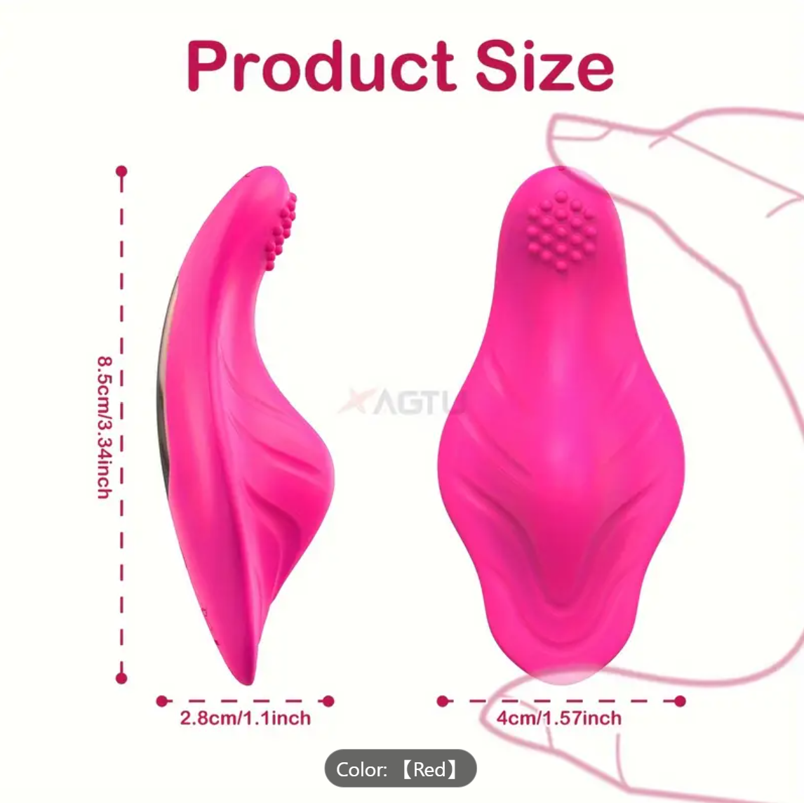 Wearable Vibrator – App-Controlled Wireless Pleasure for Women