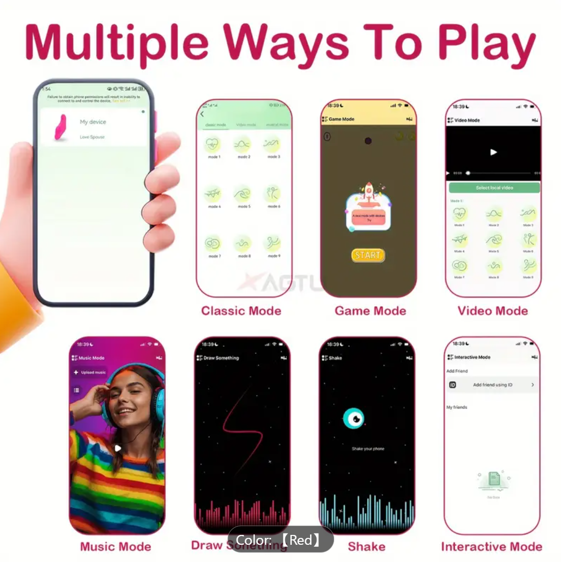 Wearable Vibrator – App-Controlled Wireless Pleasure for Women