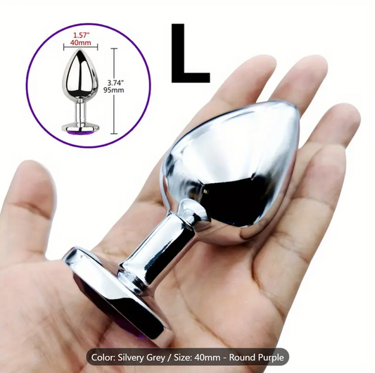 L Gold Gem Anal Plug – Small, Chic & Teasingly Tame