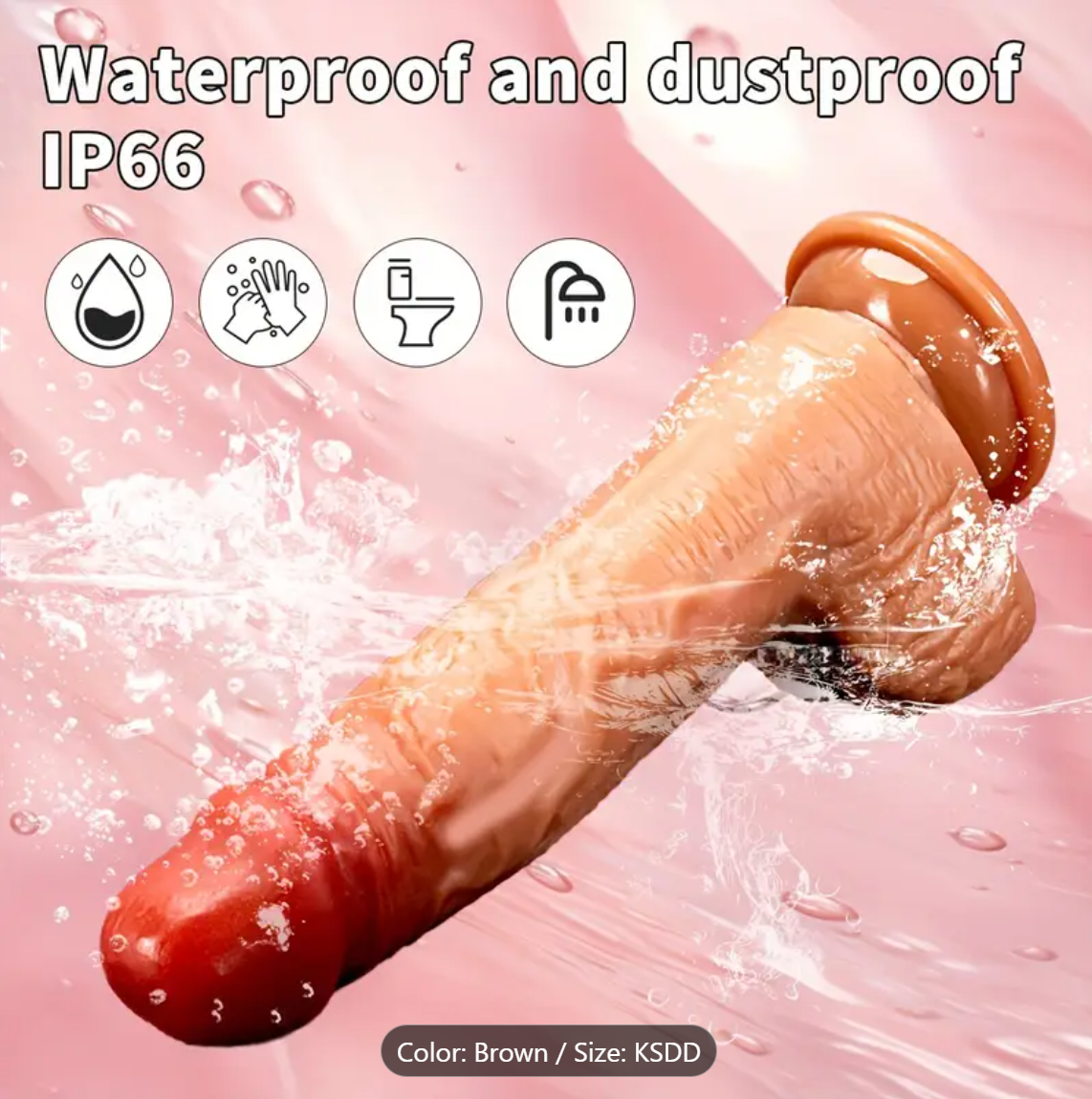 FireMotion – 4-in-1 Retractable Heated Dildo with Remote Control