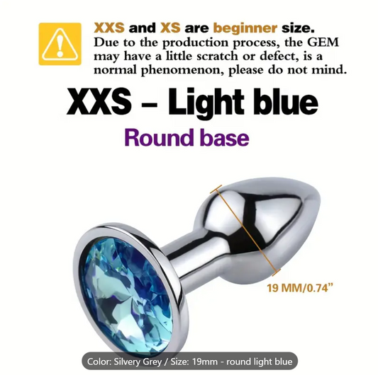 Anal XXS Plug for Shiny First-Time Fun