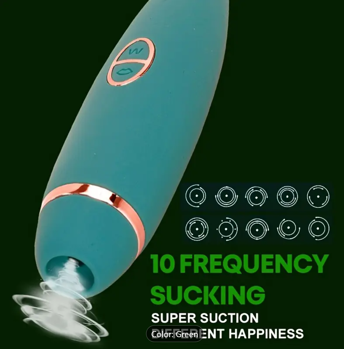 Deluxe Pen Vibrator – 10 Modes, 3 Heads, Endless Fun