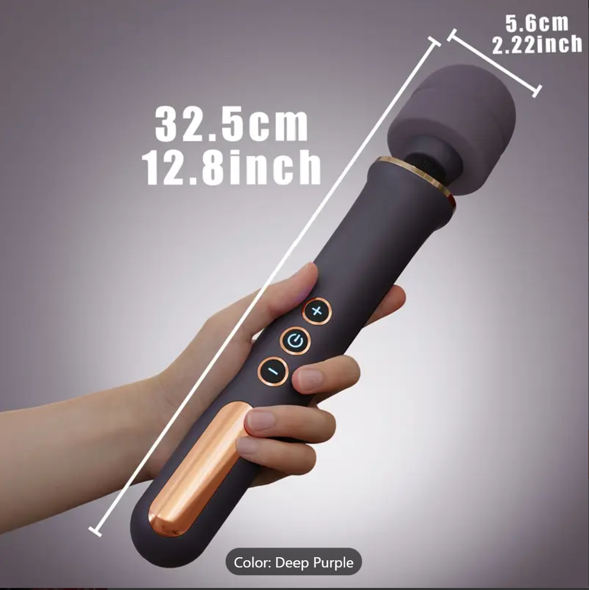 PulseStick – Rechargeable AV Stick Vibrator for Intimate Play