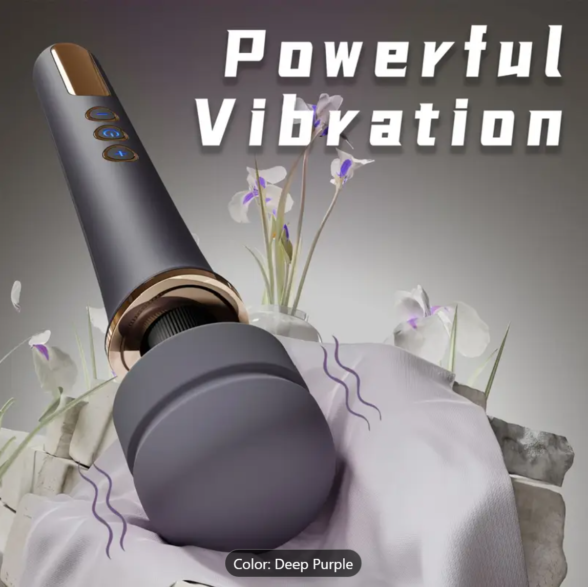 PulseStick – Rechargeable AV Stick Vibrator for Intimate Play