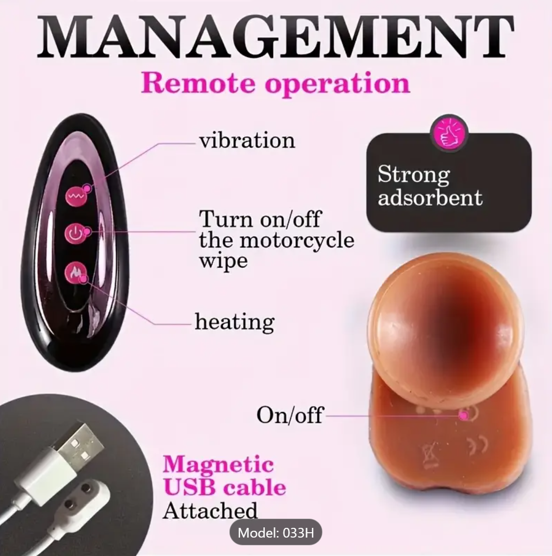 Thrust & Vibe Massager – 10x Telescopic Realness with Remote Control