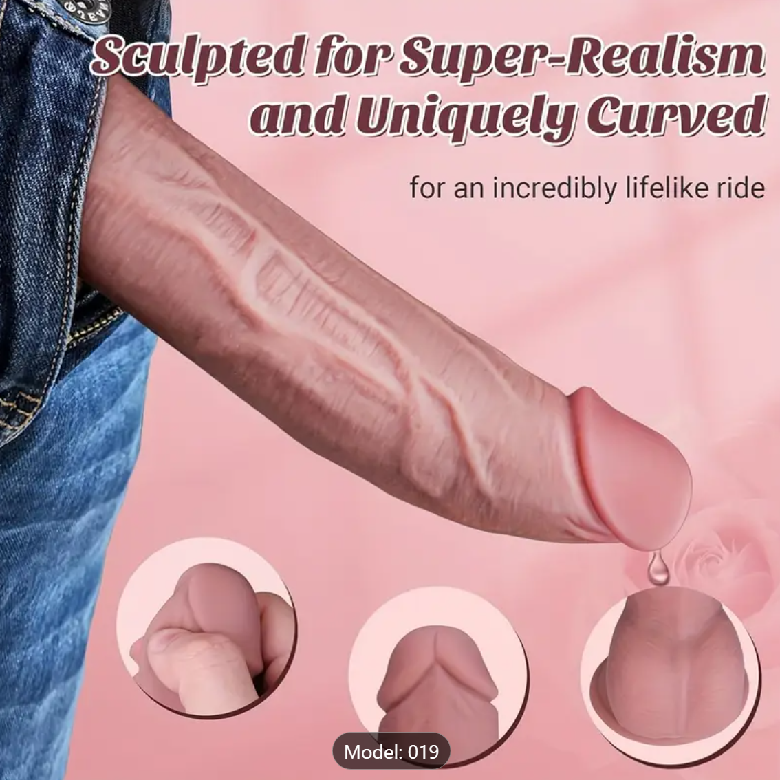 9.1" Remote Controlled Liquid Silicone 4-in-1 Rotating Thrust Vibrator