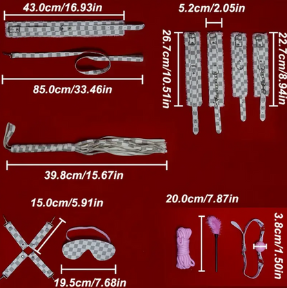10 Piece BDSM Bondage Set