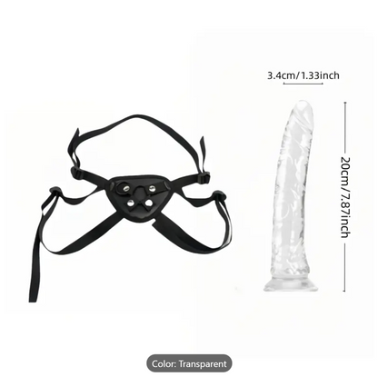 Strapped Dildo with Suction Cup For G-Spot Anal Play