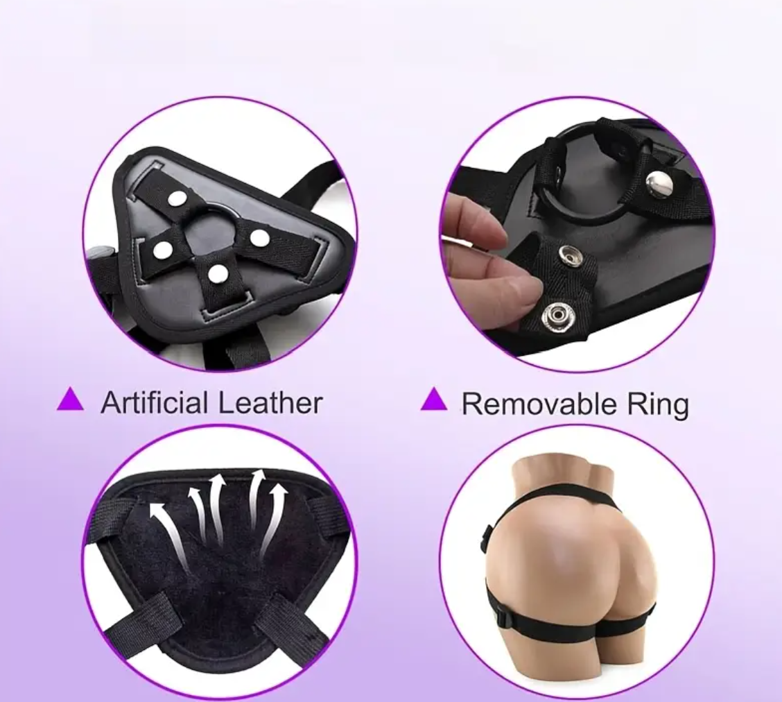 Strapped Dildo with Suction Cup For G-Spot Anal Play
