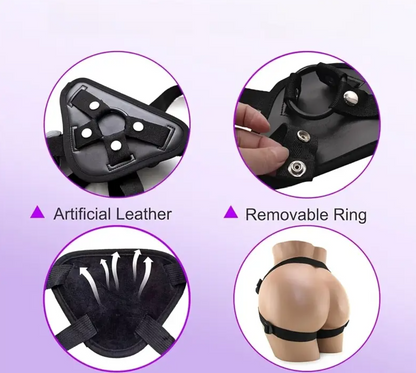 Strapped Dildo with Suction Cup For G-Spot Anal Play