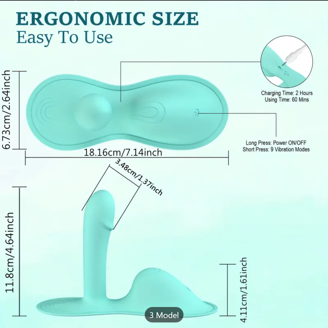3-in-1 Remote-Control Vibrator – Clitoral & G-Spot Stimulation