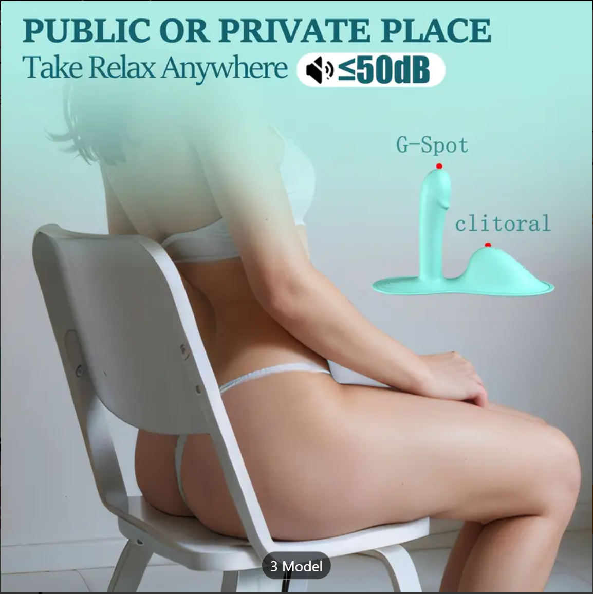 3-in-1 Remote-Control Vibrator – Clitoral & G-Spot Stimulation