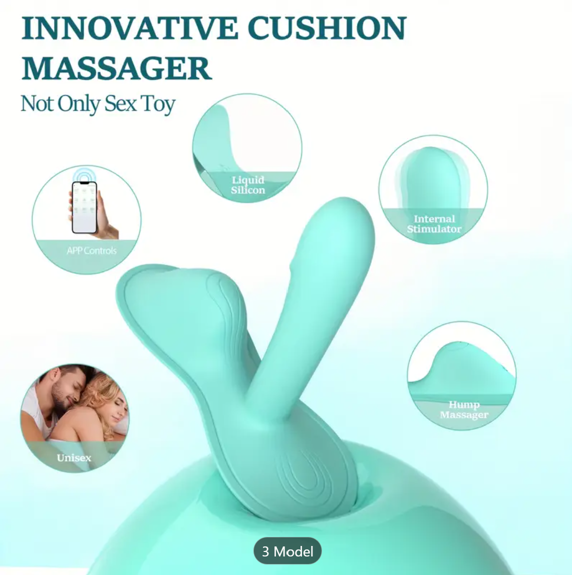 3-in-1 Remote-Control Vibrator – Clitoral & G-Spot Stimulation