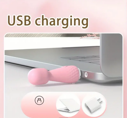 Mini Wand Vibrator for Intense G-Spot Pleasure and Teasing