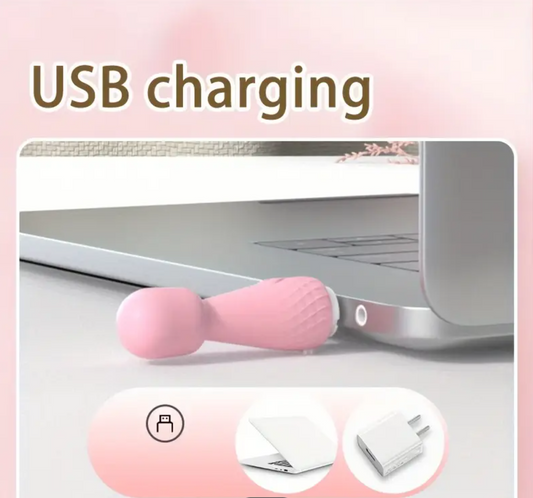 Mini Wand Vibrator for Intense G-Spot Pleasure and Teasing