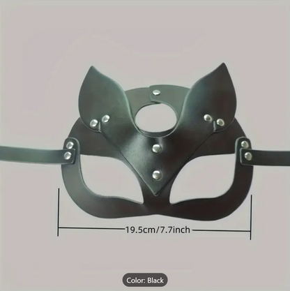 Kinky Kitty Leather Mask