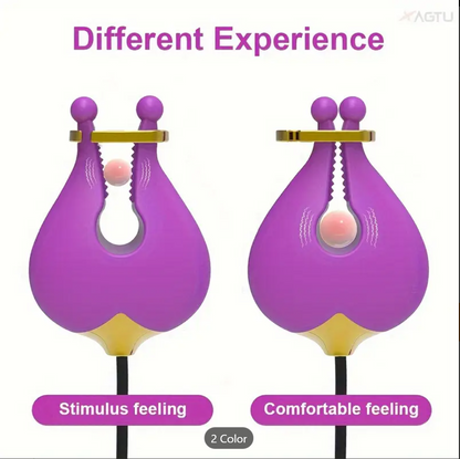 2-in-1 Couple Vibrator – 10-Mode Clitoral & Front Play Toy
