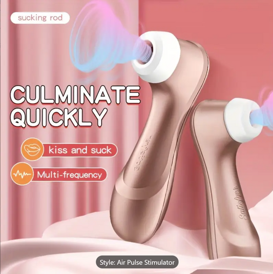 Air-Pulse Clitoral Stimulator – Rose Gold Sucking Toy with Pressure-Wave Tech