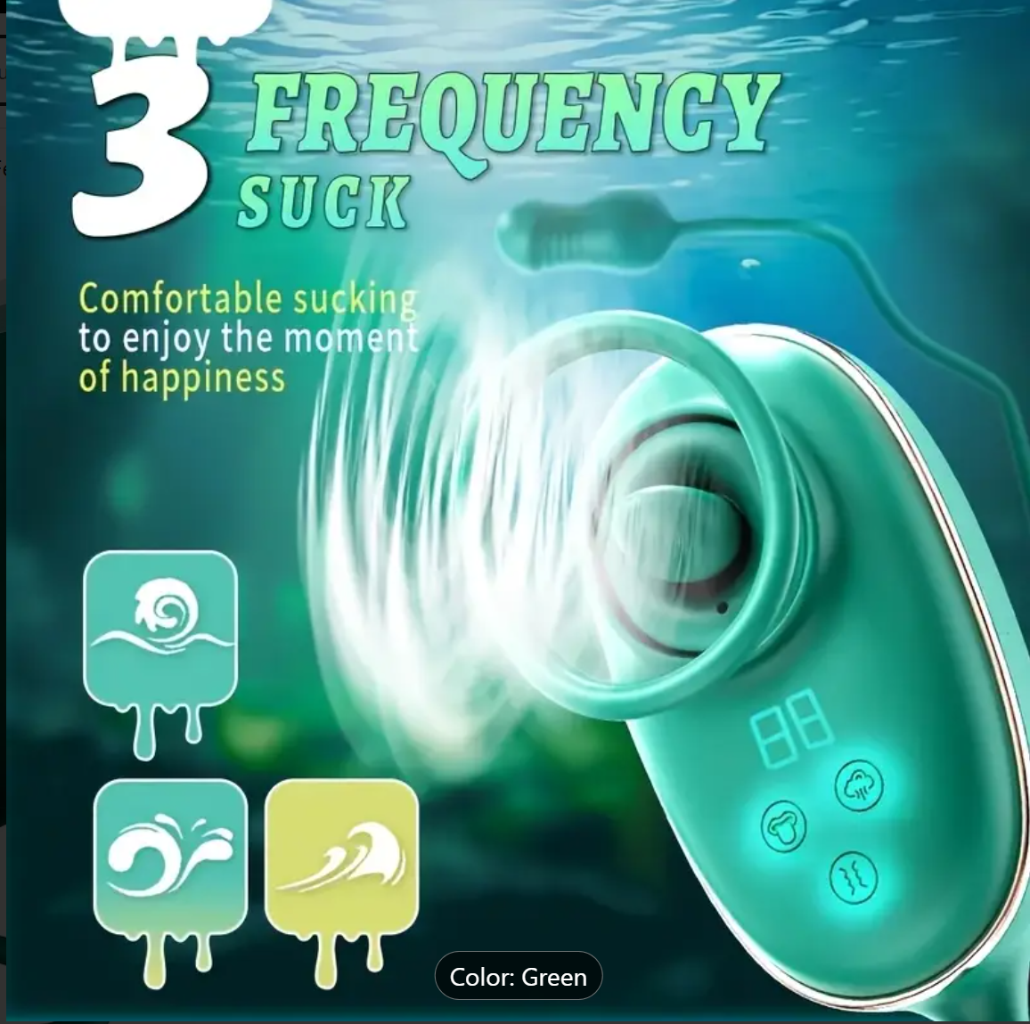 Tease Suction Vibrator – 9 Licking & 3 Suction Modes