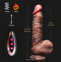 22.1cm RealFeel Silicone Dildo – Suction-Based G-Spot & Anal Stimulator