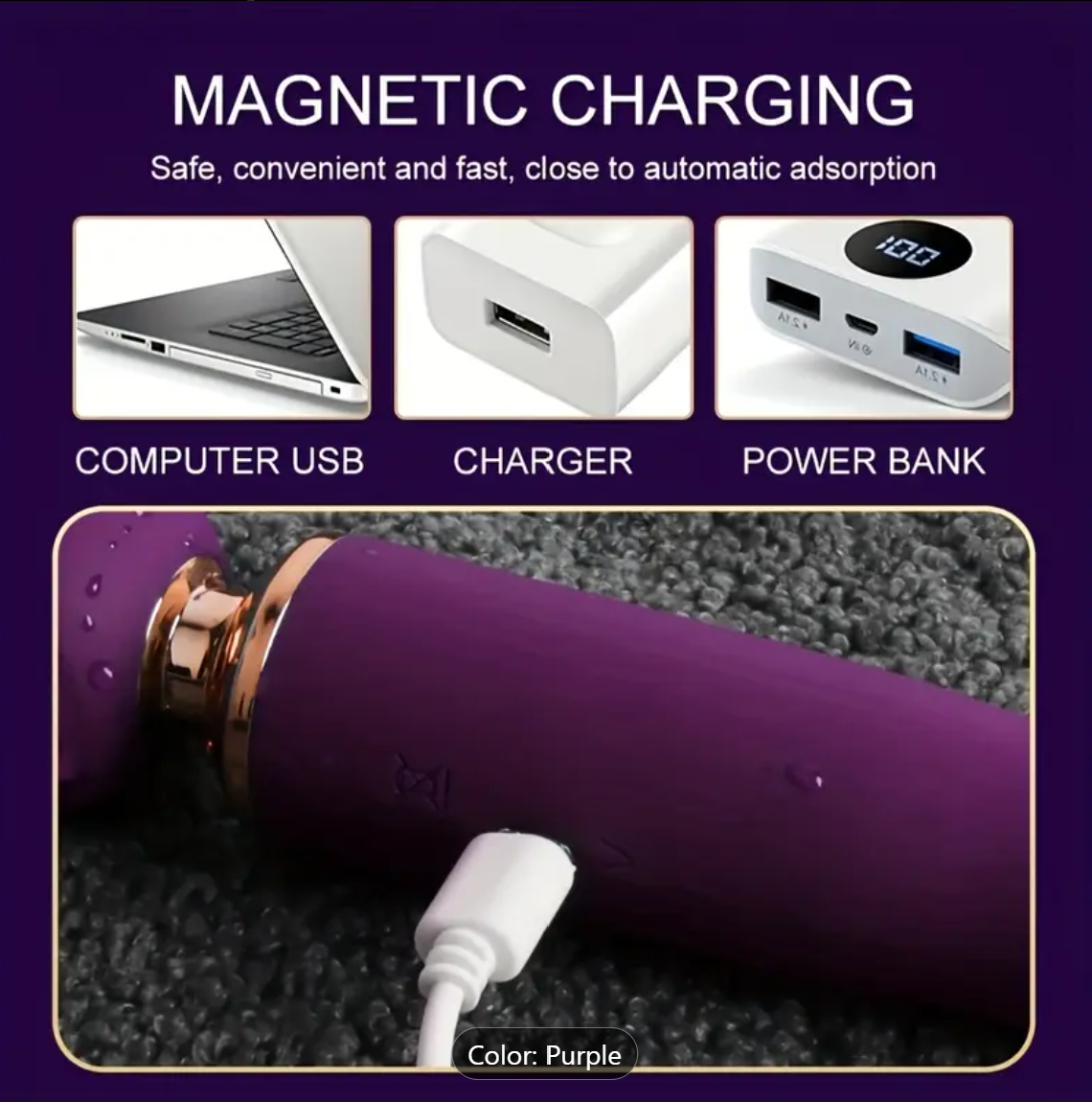 3-in-1 Suction & G-Spot Vibrator – Retracting, Beeping & AV Modes