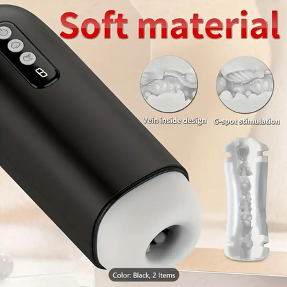 PowerSuck Men's Electric Masturbator – 8 Modes of Ultimate Pleasure